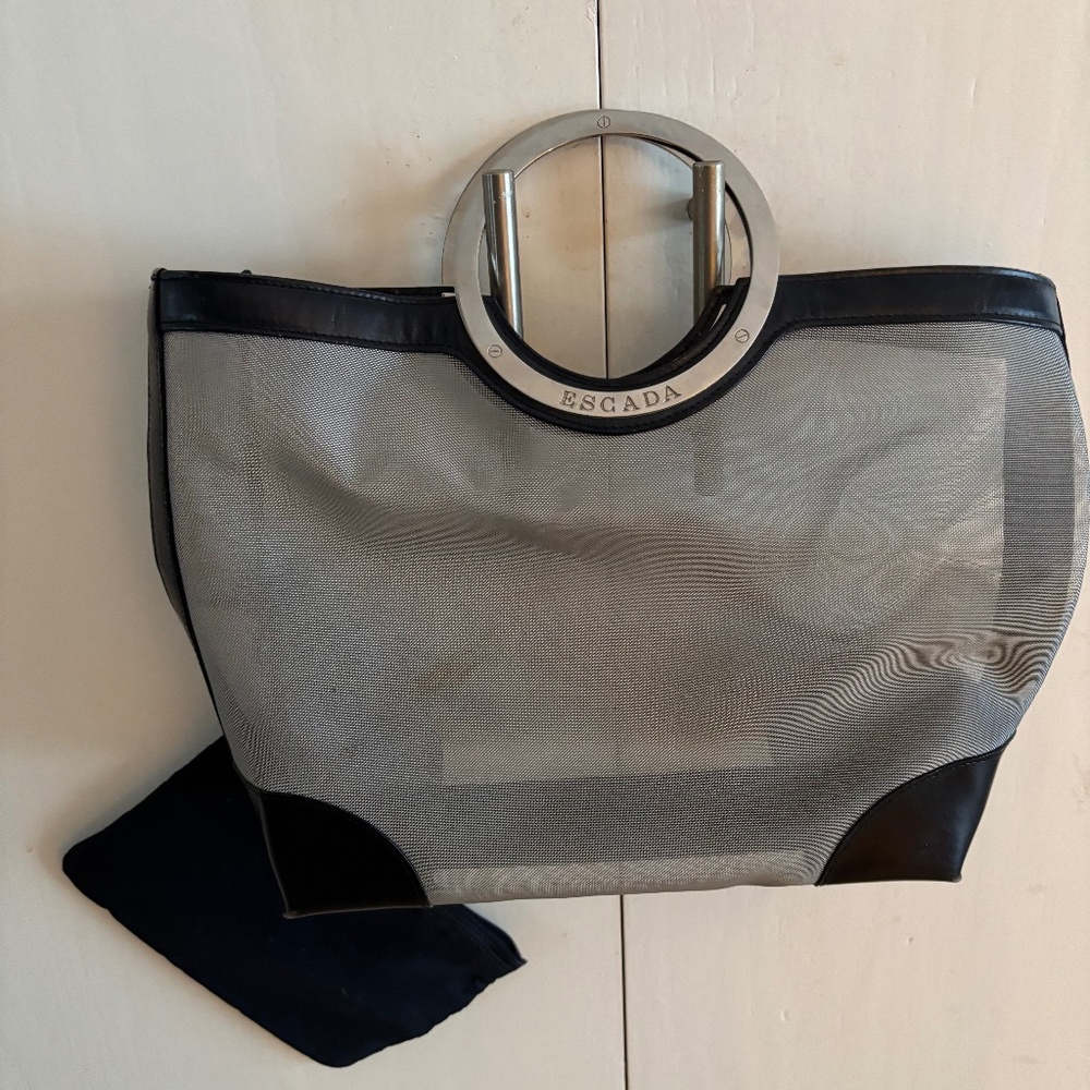 Escada Transparent Tote Bag! (medium size)